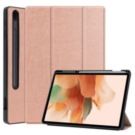 Custodia Flip LEATHER Samsung Galaxy Tab S8+ / S7+ / S7 FE rosa