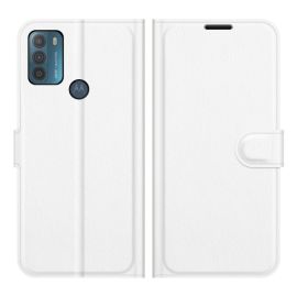 LITCHI Cover protettiva per Motorola Moto G50 bianca