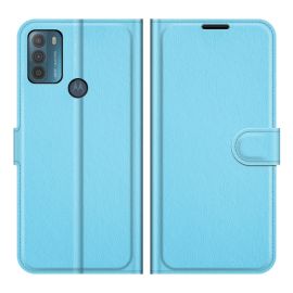 LITCHI Cover protettiva per Motorola Moto G50 blu