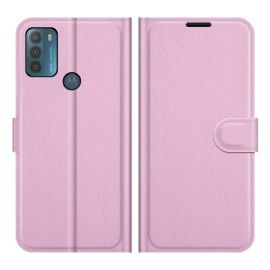 LITCHI Cover protettiva per Motorola Moto G50 rosa