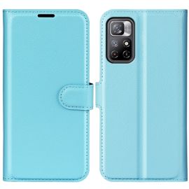 LITCHI Cover protettiva per Xiaomi Poco M4 Pro 5G / Redmi Note 11S 5G blu