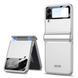 GKK MAGNETIC Cover in plastica Samsung Galaxy Z Flip 3 5G argento