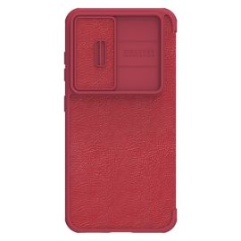 NILLKIN QIN LEATHER Samsung Galaxy S23 5G rosso