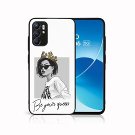 MY ART Cover in silicone Oppo Reno6 5G QUEEN (139)
