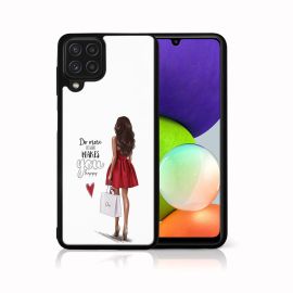 MY ART Cover in silicone Samsung Galaxy A22 RED DRESS (137)