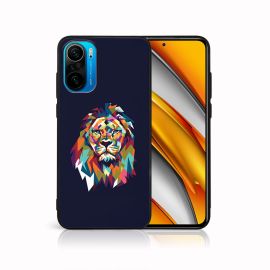 MY ART Cover in silicone Xiaomi Poco F3 LION (046)