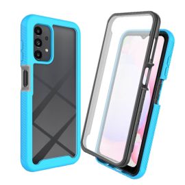 DUAL Cover fronte-retro con pellicola Samsung Galaxy A13 azzurro