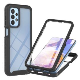 DUAL Cover fronte-retro con pellicola Samsung Galaxy A23 / A23 5G nera