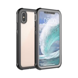 Cover fronte-retro SOLID Apple iPhone X/XS nera