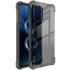 IMAK Cover protettiva in silicone + pellicola Asus ZenFone 8 (ZS590KS) nera