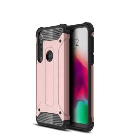 TOUGH Ochranný kryt Motorola One Macro / Motorola G8 Play ružový