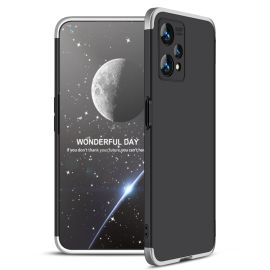 Cover protettiva 360° Realme 9 Pro / Realme 9 5G nero-argento