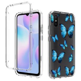 DUAL ART Cover resistente Xiaomi Redmi 9A / 9AT BUTTERFLY