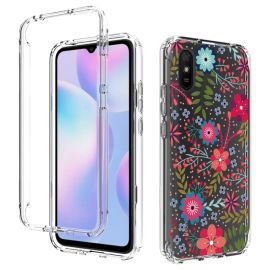 DUAL ART Cover resistente Xiaomi Redmi 9A / 9AT FLOWER S