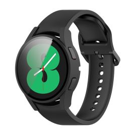 Cover protettiva con vetro temperato per Samsung Galaxy Watch 4 40mm nero