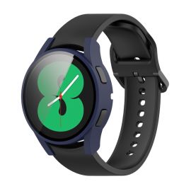 Cover protettiva con vetro temperato per Samsung Galaxy Watch 4 40mm blu