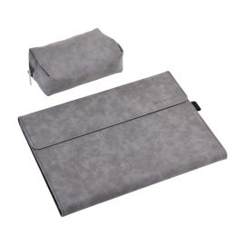 Custodia CARA 2in1 Flip + custodia per accessori per Microsoft Surface Pro X grigia
