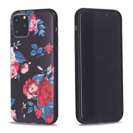 Cover protettiva ART TPU Apple iPhone 11 Pro Max FLOWER RED