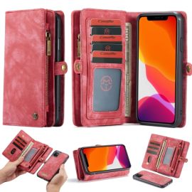 WALLET Custodia con portafoglio 2 in 1 Apple iPhone 11 rosso