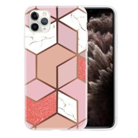 Custodia protettiva TPU GEOMETRIC ART Apple iPhone 11 Pro Max MARBLE PINK