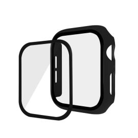 ENKAY Custodia con vetro temperato per Apple Watch 6 / SE / 5 / 4 40mm nero