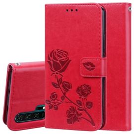 ART Copri portafoglio Honor 20 Pro ROSE rosso