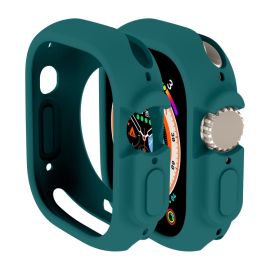 Custodia in TPU HALF COVER per Apple Watch Ultra 1 / 2 / 3 49mm verde scuro