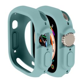 Custodia in TPU HALF COVER per Apple Watch Ultra 1 / 2 / 3 49mm verde chiaro