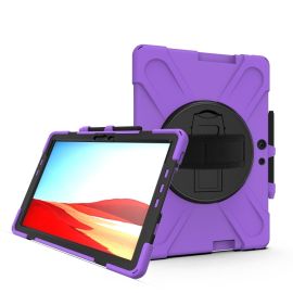 STANDING ULTRA Cover resistente per MicroSoft Surface Pro X viola