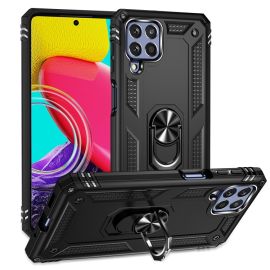 Custodia RING con supporto per Samsung Galaxy M53 5G nera