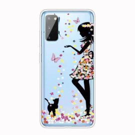 Cover in silicone ART Samsung Galaxy A41 GIRL