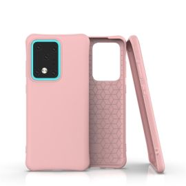 RUBBER Cover in gomma Samsung Galaxy S20 Ultra rosa chiaro