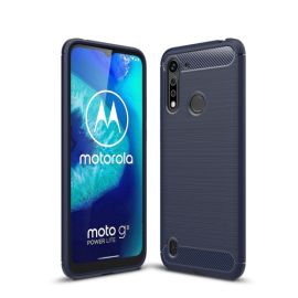Cover protettiva FLEXI TPU Motorola Moto G8 Power Lite blu