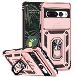 RING CAMERA Custodia con supporto per Google Pixel 7 Pro rosa