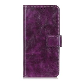 RETRO Custodia a portafoglio LG K52 / LG K62 viola