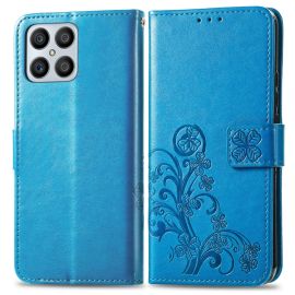 Cover portafoglio ART Honor X8 FLOWER S blu