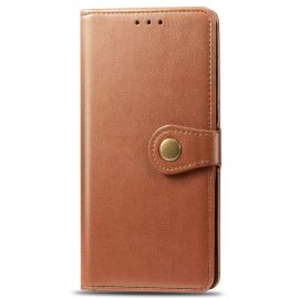 Custodia a BUCKLE LEATHER PELLE Samsung Galaxy A42 5G marrone