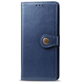 Custodia a BUCKLE LEATHER Samsung Galaxy 5G blu