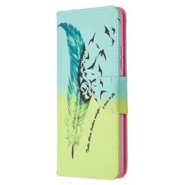 Cover portafoglio ART Samsung Galaxy A42 5G FEATHER