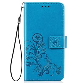 ART PeÅaženkový kryt Xiaomi Redmi Note 9 FLOWERS modrý