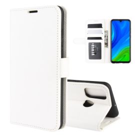 LITCHI Custodia a portafoglio Huawei P Smart 2020 bianca