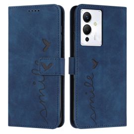 Cover portafoglio ART Infinix Note 12 / Note 12 Pro 5G SMILE blu