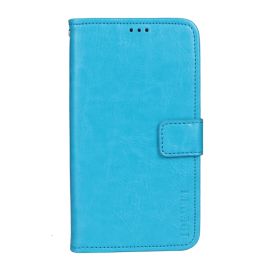 Cover portafoglio IDEWEI Realme 8 5G azzurro