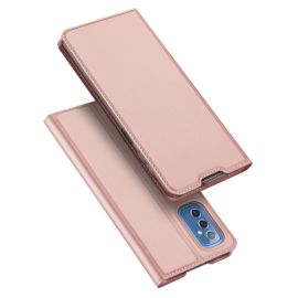 Custodia a portafoglio DUX Samsung Galaxy M52 5G rosa