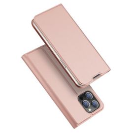 Custodia a portafoglio DUX Apple iPhone 14 Pro Max rosa