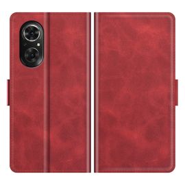 Custodia a portafoglio SIDE Huawei Nova 9 SE rosso