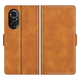 Custodia a portafoglio SIDE Huawei Nova 9 SE marrone chiaro