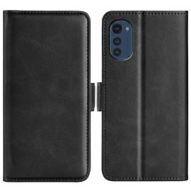 Custodia a portafoglio SIDE Motorola Moto E32 / E32s nera