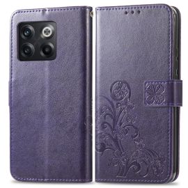 ART FLOWER S Cover portafoglio One Plus 10T 5G viola