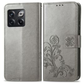 ART FLOWER S Cover portafoglio One Plus 10T 5G grigio